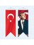 Atatürk Posteri ve Türk Bayrağı Kırlangıç 70 x 200 cm 1 1