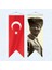 Atatürk Posteri ve Türk Bayrağı Kırlangıç 70 x 200 cm 3 1