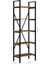 Metal Kitaplık 5 Raflı Atlantik Çam Siyah - 60 x 180 cm 5