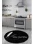 Tüy Desenli Home Sweet Home Yazılı Yuvarlak Halı (Makinede Yıkanabilir) 3