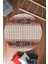 Krem Afgan Desenli Yuvarlak Halı (Makinede Yıkanabilir) 2