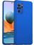 Matte Silicone Xiaomi Redmi Note 10 Kılıf Mavi 1