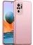 Matte Silicone Xiaomi Redmi Note 10S Kılıf Rose Gold 1