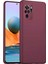 Matte Silicone Xiaomi Redmi Note 10S Kılıf Mor 1