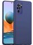 Matte Silicone Xiaomi Redmi Note 10S Kılıf Lacivert 1