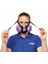 X-Plore 3300 Yarım Yüz Gaz Maskesi + 2 Adet A1B1E1K1 Abek1 (6738816) Filtre 5