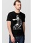 Manga Boy Siyah Kısa Kollu Erkek T-Shirt 1