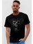 Örümcek Kurukafa Siyah Kısa Kollu Erkek T-Shirt 1