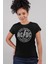 Dairede Acdc Siyah Kısa Kollu Kadın T-Shirt 1