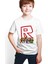 Roblox Baskılı Beyaz Unisex Çocuk T-Shirt M04 1