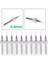 Pcb Matkap Ucu 0,4 mm Tungsten Mikro Karbür 10'lu 18 Shank Spiral Flüt 1