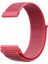 Google Ticwatch S2 Wear Os Kordon Cırtcırt Kumaş Ayarlanabilir Kırmızı 1