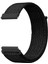 Google Ticwatch S2 Wear Os Kordon Cırtcırt Kumaş Ayarlanabilir Siyah 1