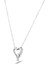 925 Ayar Gümüş Swarovski Tek Taş Kalp Kolye 2
