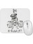 Pug Bodybuilder Köpek Mouse Pad 1