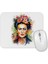 Frida Kahlo Renkli Çiçekli Mouse Pad 1