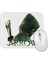 Green Arrow Mouse Pad 1