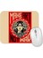 Sanat Yap Savaşma Kırmızı Mouse Pad 1