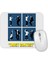 Pulp Fiction Twist Contest Concurso Danca Mia E Vicent 2 Mouse Pad 1