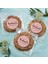 Yapışkanlı Etiket - Handmade With Love Pembe (2,5 cm) 50 Adet 1