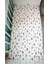 Pamuklu Bebek ve Çocuk Lastikli Çarşaf Şirin Gökkuşağı 70x140 cm 2