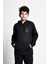 Siyah Çocuk Kapüşonlu Sweatshirt 21N-3113 1