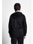 Siyah Çocuk Kapüşonlu Sweatshirt 21N-3113 4