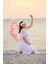 Babyshower Melek Kol Beyaz Hamile Elbisesi 2
