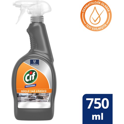Cif Sprey Profesyonel Güçlü Yağ Çözücü Sprey 750 ML