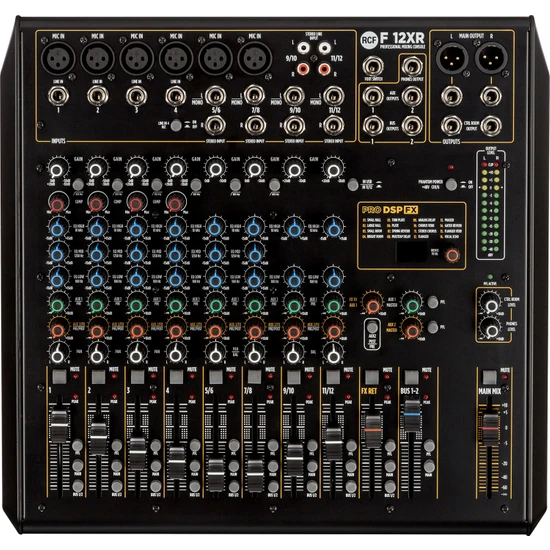 Rcf F12XR 12 Kanal Usbli Analog Deck Mikser