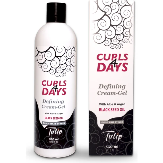 Tulip Curls 4 Days Bukle Belirginleştirici Saç Krem Jeli 330 Ml