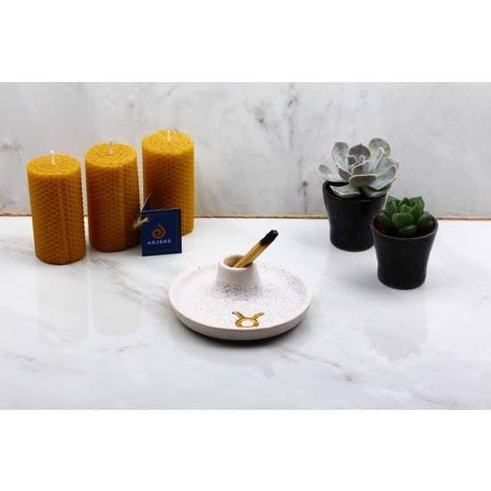 Arjen's El Yapımı Boğa Burcu Sembollü Set ve 40 gr Palo Santo