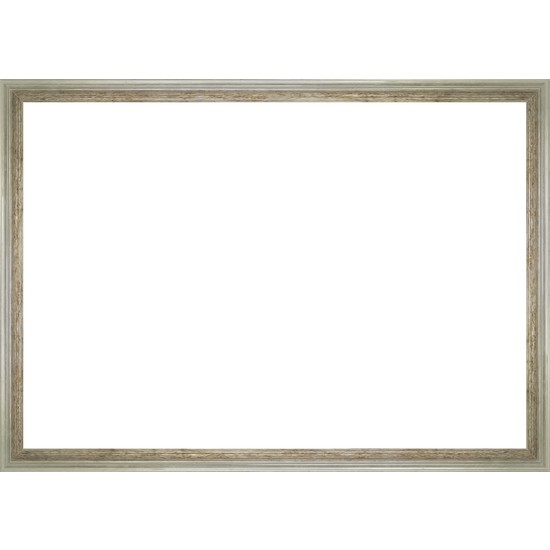 Resim Shop 35,3 x 25 cm - B4 Belge Çerçevesi - 30B09 - Kirli Gümüş - Yatay Askı