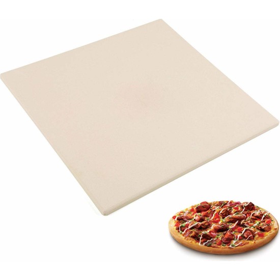 Kaçkar Pizza Taşı 38 cm x 35 cm x 1,5 cm Ankastre Fırın Taşı