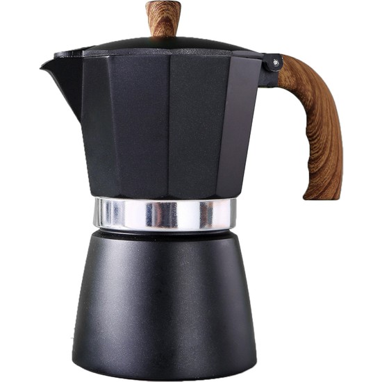 Farfi Sekizgen Çaydanlık Alüminyum Klasik Mocha Çaydanlık Kahve Makinesi Taşınabilir Su Isıtıcısı (Yurt Dışından)