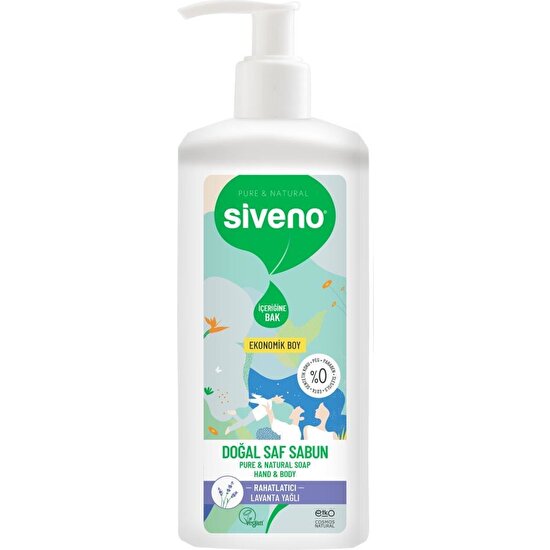 Siveno Lavanta Yağlı Doğal Sıvı Sabun 1 Lt