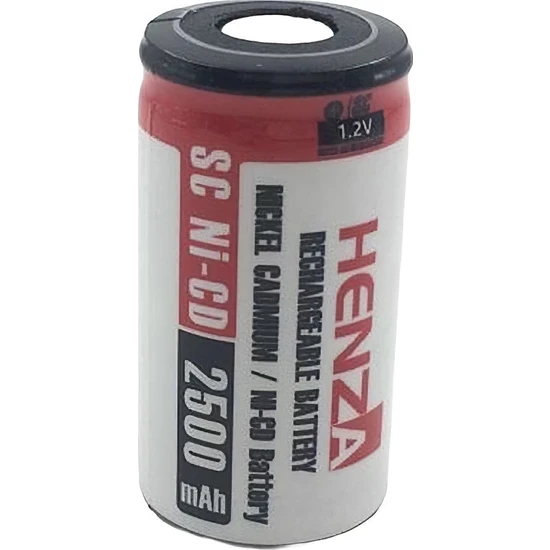 Henza 1.2V Sc 2500MAH Ni-Cd Şarj Edilebilir Pil