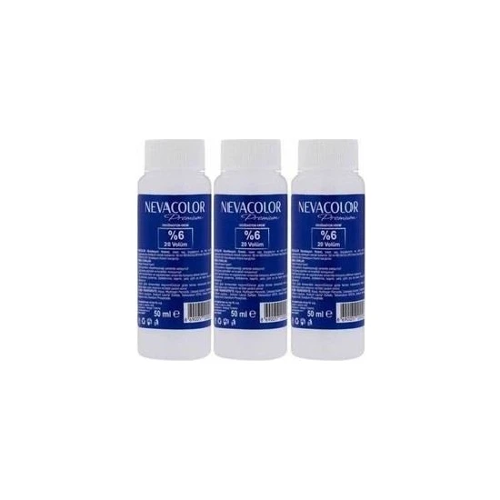 hepsiburada Neva Nevacolor Oksidan 20 Volume %6 50ML x 3 Adet hepsiburada Neva Nevacolor Oksidan 20 Volume %6 50ML x 3 Adet