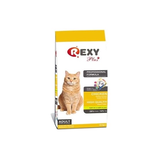 Rexy Plus Tavuklu Yetişkin Kedi Maması 10 kg