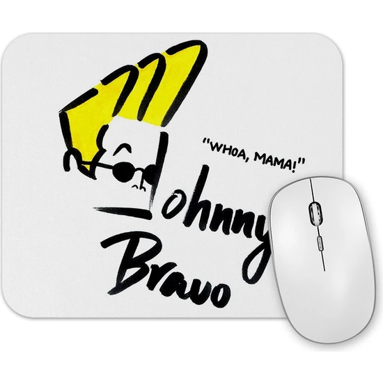 Baskı Dükkanı Johnny Bravo Mouse Pad