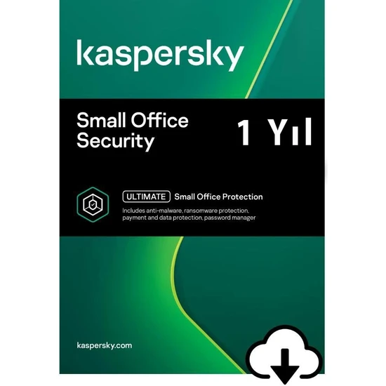 Kaspersky Small Office Security - (20 Pc + 20 Mobil + 2 Sunucu) - 1 Yıl Dijital Lisans