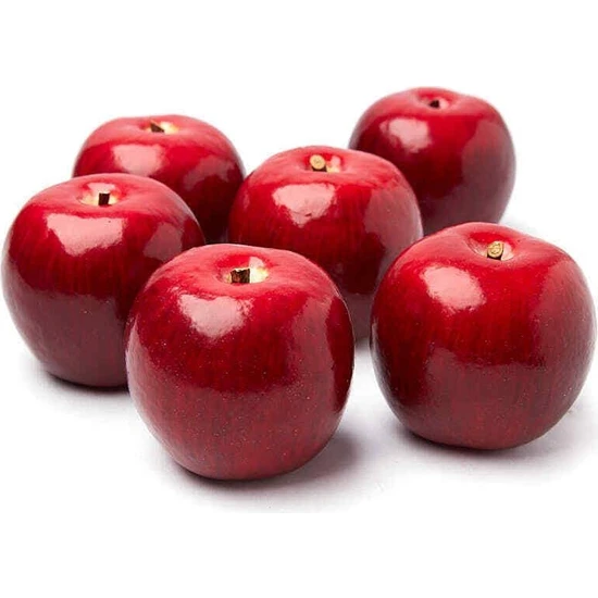 Nettenevime Yapay Kırmızı Elma 6 Lı Paket  Yapay Meyve