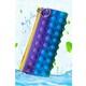 Popit Kalem Kutu Pop It Okul Eğlencesi Gökkuşağı Popit Oyuncak Kalemlik