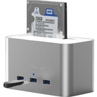 2.5 / 3.5 Sata HDD SSD - USB 3.0 3 Port USB Hub Harddisk Dock Stand CDG-DOC-303