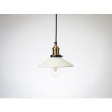 Riolight retro,rustik,vintage 1xe27 tekli metal sarkıt avize çap:23cm