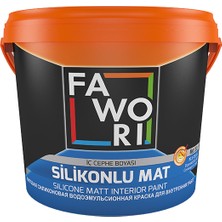 Fawori Silikonlu Mat Iç Cephe Duvar Boyası 2,5 Lt