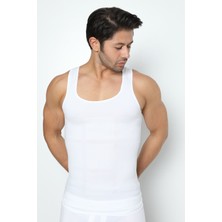 Secret Moda Toparlayıcı Gizleyici Erkek Atlet Korse Beyaz 6012