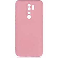 Gpack Xiaomi Redmi Note 8 Pro Kılıf Mara Silikon Mat Soft Kamera Korumalı Lansman Pembe