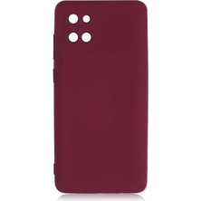 Gpack Samsung Galaxy Note 10 Lite Kılıf Mara Silikon Mat Soft Kamera Korumalı Lansman Mürdüm