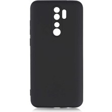 Case Street Xiaomi Redmi Note 8 Pro Kılıf Mara Silikon Mat Soft Kamera Korumalı Lansman Siyah